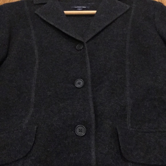 Lands End wool jacket, Sz 6T EUC - Picture 2 of 3